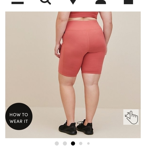 NWT Torrid Happy Camper Performance jersey 9" Active Bike short 2x - Picture 6 of 15